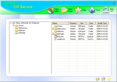 CD Secure 2.00 screenshot