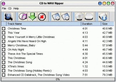CD to WAV Ripper 1.0 screenshot