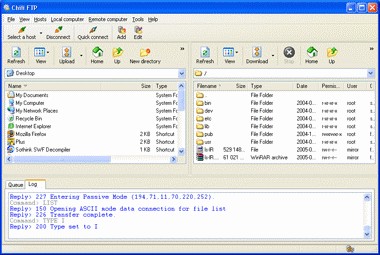 Chili FTP 1.4.1.17 screenshot