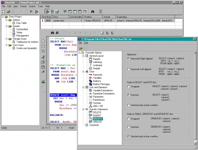 ClearSQL 1.3.1 screenshot