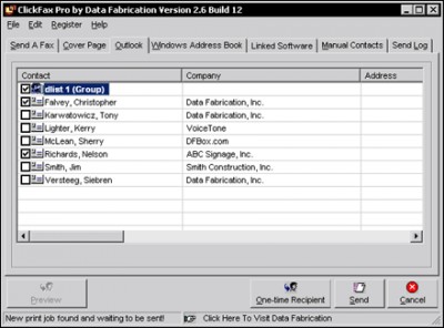 ClickFax Pro 1.3 screenshot