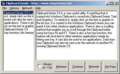 Clipboard Genie 4.1 screenshot