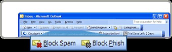Cloudmark SafetyBar for Outlook 4.2 screenshot