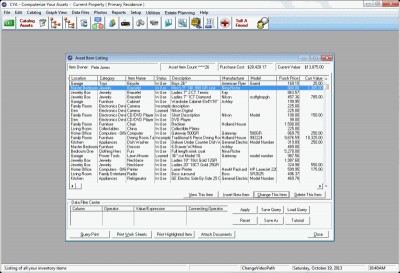 Computerize Your Assets 2.10 screenshot