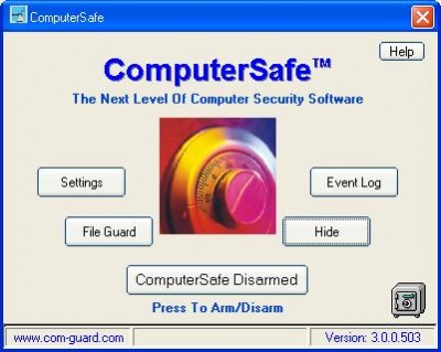 ComputerSafe 3.0.0.503 screenshot