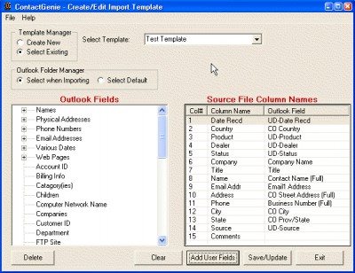 ContactGenie Importer 1.3.17 screenshot