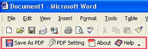 Convert DOC to PDF For Word 4.00 screenshot