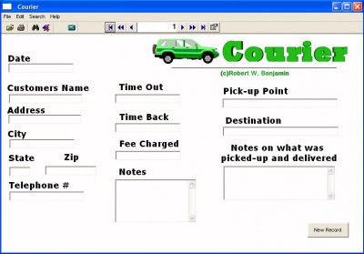 Courier 7.0 screenshot
