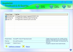 Credit Card and ID Guarder 2.03 screenshot