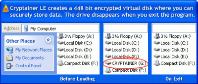 Cryptainer LE Free Encryption Software 12.2.0.0 screenshot