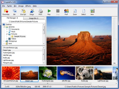 CryptaPix 3.10 screenshot