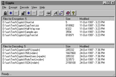 Crypto 2000 4.5 screenshot