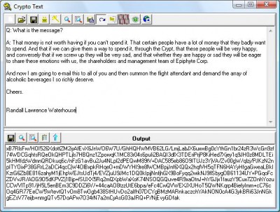 Crypto text 1.9.6 screenshot