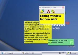 CS Desktop Notes 3.6 screenshot