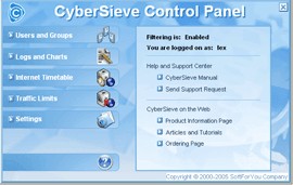CyberSieve 2.2 screenshot
