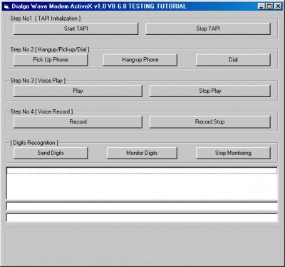 Dialgo Wave Modem ActiveX 1.0 screenshot