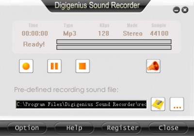 DigiGenius Sound Recorder 3.6.6 screenshot