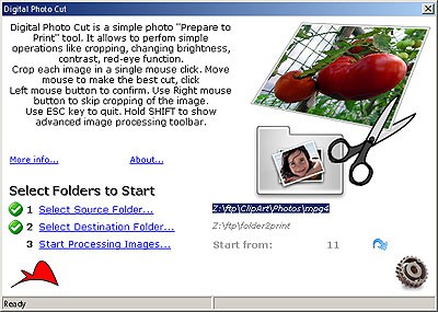 Digital Photo Cut 2.0 screenshot