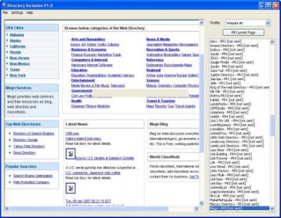 Directory Inclusion 1.0.25 screenshot