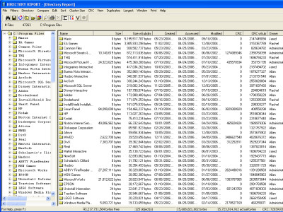 Directory Report 74 screenshot