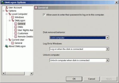 DiskLogon 2.5.1.53 screenshot