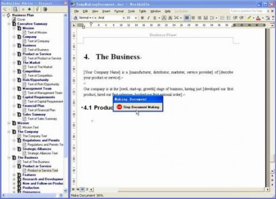 DocBuilder for Microsoft Word 1.8.2.1 screenshot