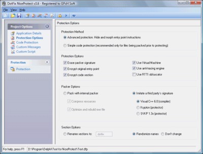 DotFix NiceProtect 7.5 screenshot