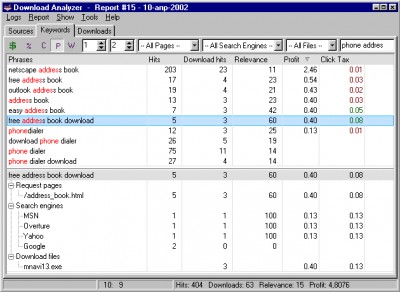 Download Analyzer 1.7 screenshot