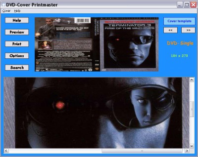 DVD-Cover Printmaster 1.4 screenshot