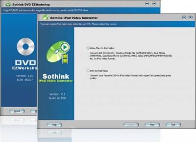 DVD EZWorkshop + iPod Video Suite 2.3 screenshot