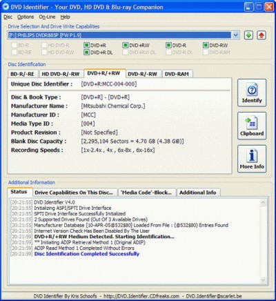 DVD Identifier 5.0.1 screenshot