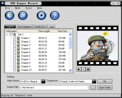 DVD Ripper Wizard 3.30 screenshot