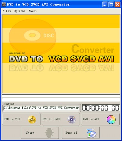 DVD to VCD SVCD MPEG AVI Converter 2.05 screenshot