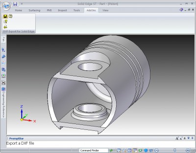 DXF Export for Solid Edge 1.0 screenshot