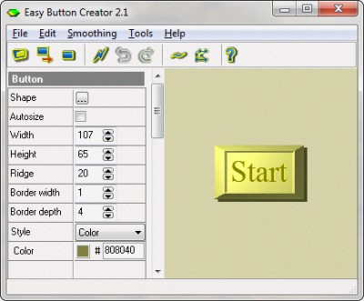 Easy Button Creator 2.0 screenshot