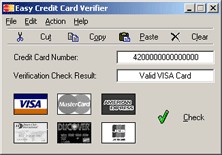 Easy Credit Card Verifier 1.13 screenshot