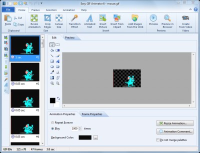 Easy GIF Animator 7.3 screenshot