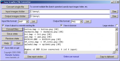 Easy Graphics File Converter 9.09 screenshot