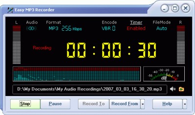 Easy MP3 Recorder 2.0.13.1 screenshot
