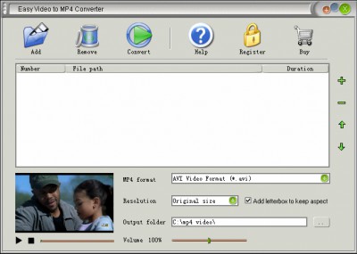 Easy Video to MP4 Converter 1.4.10 screenshot