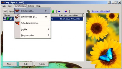 Easy2Sync for Files 7.08 screenshot