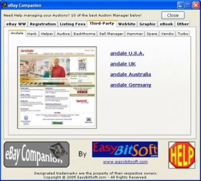 eBay Companion 2.0 screenshot