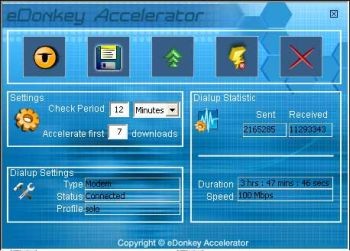 eDonkey Accelerator 1.1 screenshot