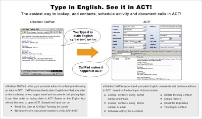 eGrabber CallPad 2007 screenshot