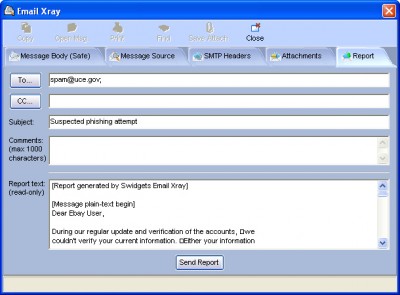 Email Xray 2.6.1 screenshot