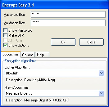 Encrypt Easy 3.5 screenshot