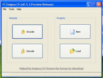 Enigma CS 0.5.2.685 screenshot