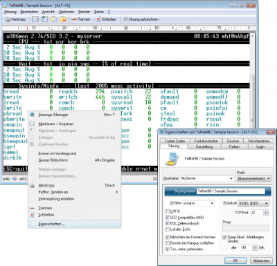Erics TelNet98 29.1-SSH screenshot