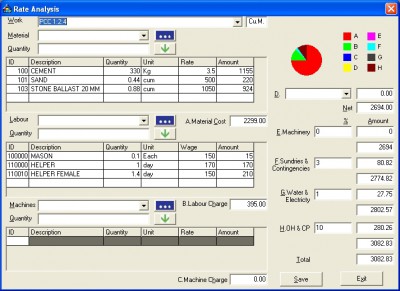 Estimator 2.0 screenshot