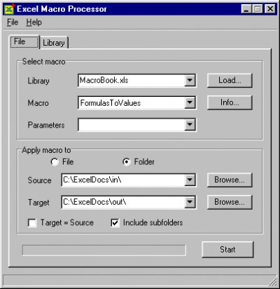 Excel Macro Processor 1.4 screenshot